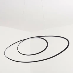 hofstein Suspension Harpeth LED Noir, 1 lumière