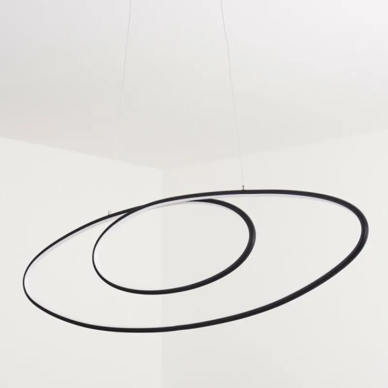 hofstein Suspension Harpeth LED Noir, 1 lumière