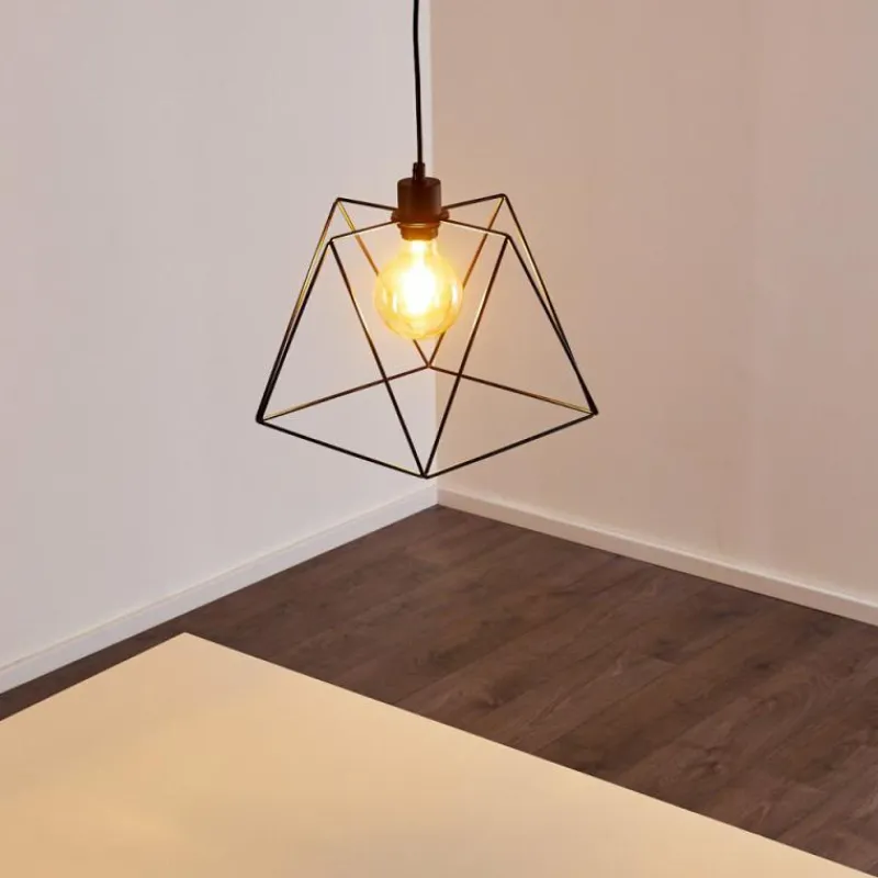 Lampes Industrielles-hofstein Suspension Havel Noir, 1 lumière