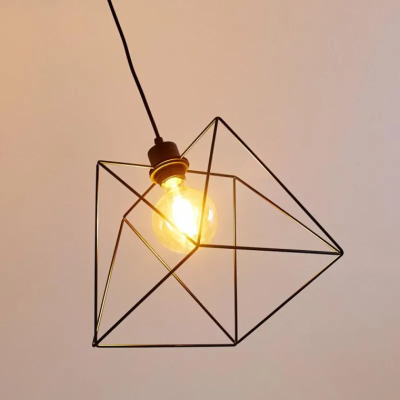 Lampes Industrielles-hofstein Suspension Havel Noir, 1 lumière