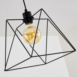 Lampes Industrielles-hofstein Suspension Havel Noir, 1 lumière