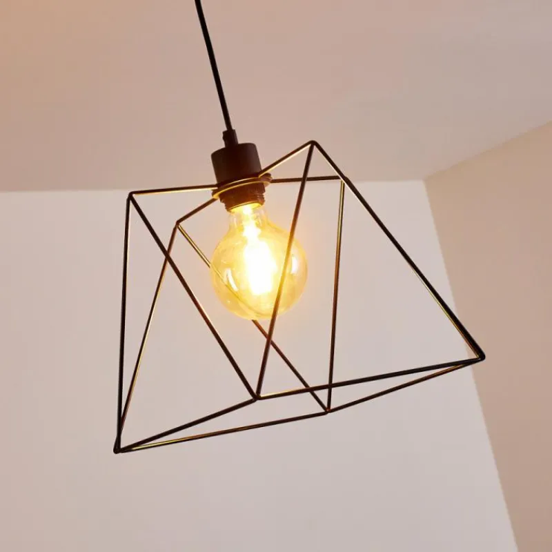 Lampes Industrielles-hofstein Suspension Havel Noir, 1 lumière