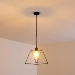 Lampes Industrielles-hofstein Suspension Havel Noir, 1 lumière