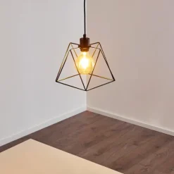 Lampes Industrielles-hofstein Suspension Havel Noir, 1 lumière