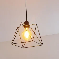 Lampes Industrielles-hofstein Suspension Havel Noir, 1 lumière