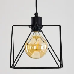 Lampes Industrielles-hofstein Suspension Havel Noir, 1 lumière