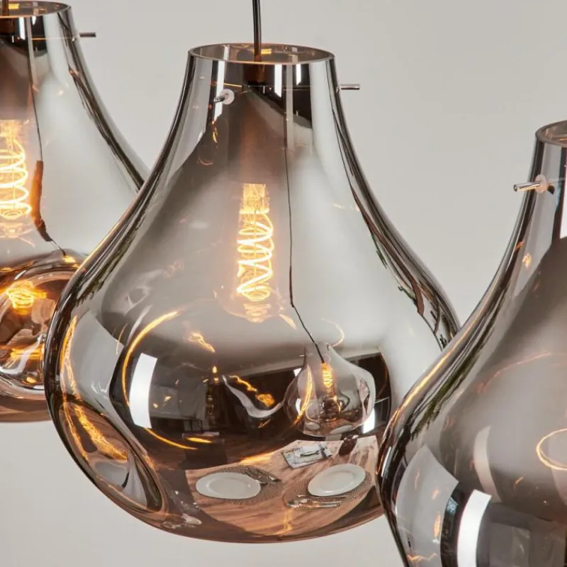 hofstein Suspension Herisau Noir, 3 lumières