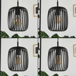 Style Boho-Chic-hofstein Suspension Herrera Noir, 3 lumières
