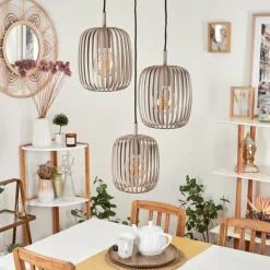 Style Boho-Chic-hofstein Suspension Herrera Sable, 3 lumières