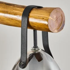 Suspension Verre Fumé-hofstein Suspension Hocker Écru, Noir, 4 lumières