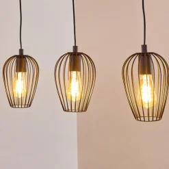 hofstein Suspension Hodges Noir, 3 lumières