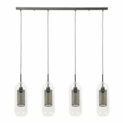 hofstein Suspension Hoefhaven Zingué, 4 lumières