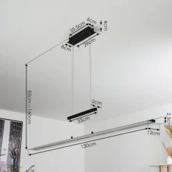 hofstein Suspension Hogana LED Anthracite, 1 lumière