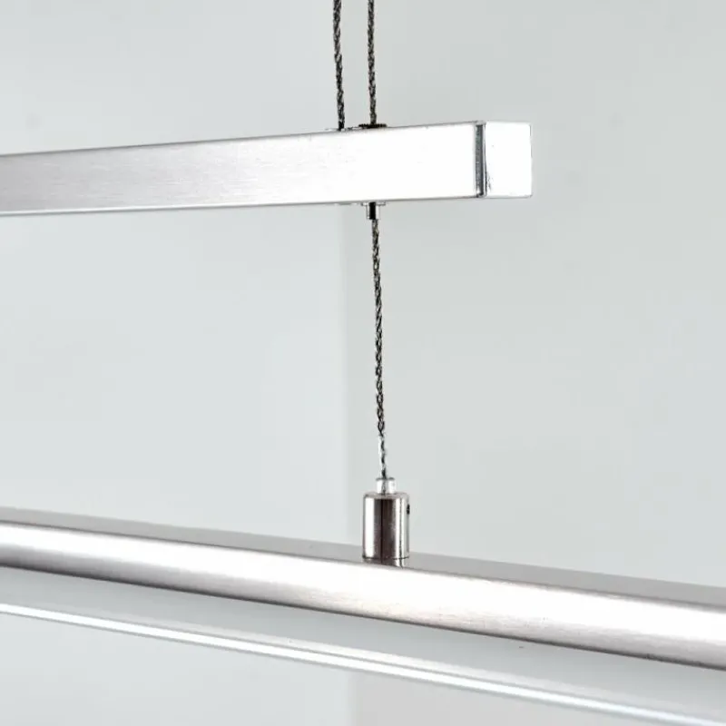 hofstein Suspension Hogana LED Nickel mat, 1 lumière
