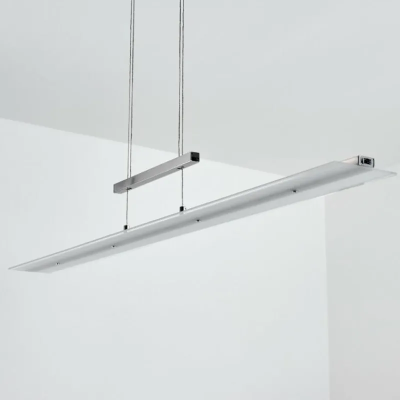 hofstein Suspension Hogana LED Nickel mat, 1 lumière