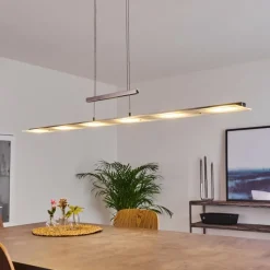 hofstein Suspension Hogana LED Nickel mat, 1 lumière