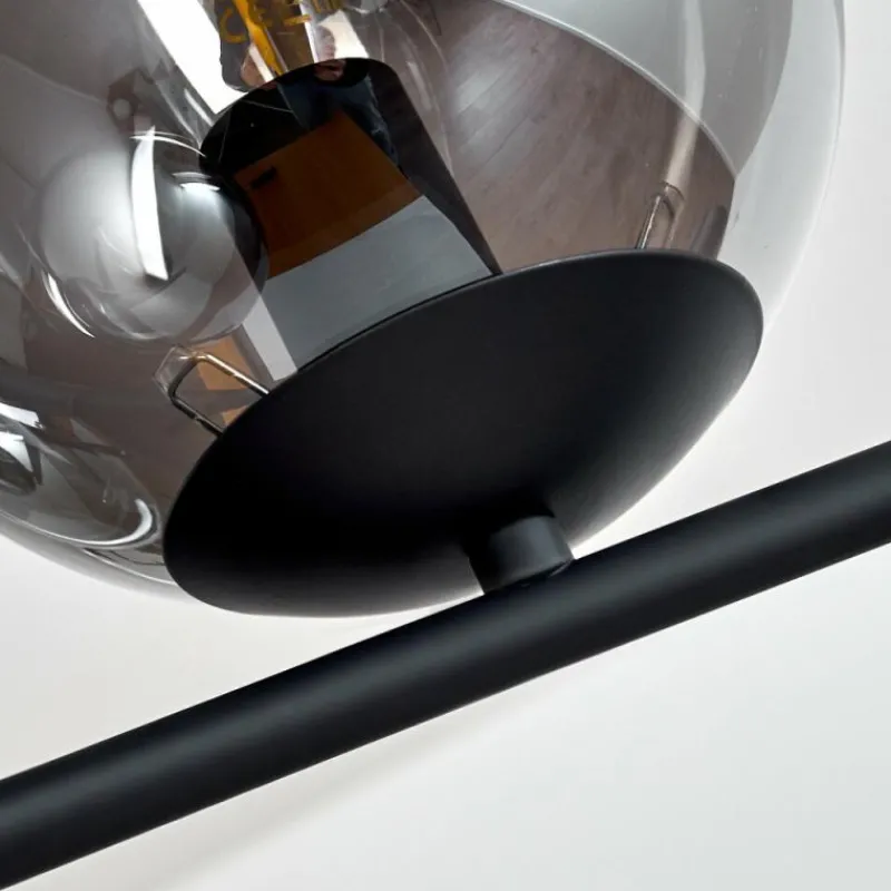 hofstein Suspension Hogatza Noir, 3 lumières