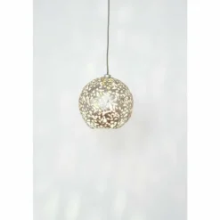 Lampes À Boules-Luminaires Holländer Suspension Holländer CAPPUCCINO Argenté, 1 lumière