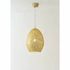 Luminaires Rustiques-Luminaires Holländer Suspension Holländer CAVALLIERE GRANDE Or, 1 lumière
