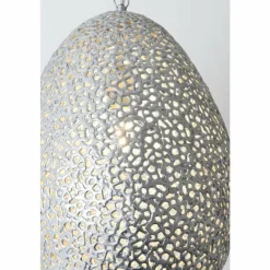 Luminaires Rustiques-Luminaires Holländer Suspension Holländer CAVALLIERE GRANDE Argenté, 1 lumière