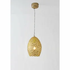 Luminaires Rustiques-Luminaires Holländer Suspension Holländer CAVALLIERE PICCOLO Or, 1 lumière
