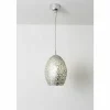 Luminaires Rustiques-Luminaires Holländer Suspension Holländer CAVALLIERE PICCOLO Argenté, 1 lumière