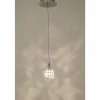 Luminaires Holländer Suspension Holländer ECKIG Argenté, 1 lumière