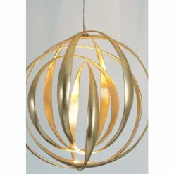 Lampes Dorées-Luminaires Holländer Suspension Holländer GEMMA LED Or, 2 lumières