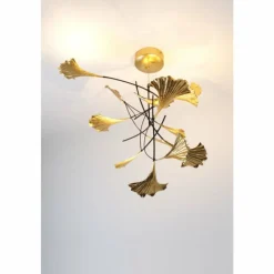 Luminaires Rustiques-Luminaires Holländer Suspension Holländer GRACIOSO LED Or, 6 lumières