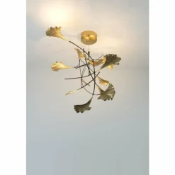 Luminaires Rustiques-Luminaires Holländer Suspension Holländer GRACIOSO LED Or, 6 lumières