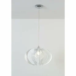 Lampes Industrielles-Luminaires Holländer Suspension Holländer ILENIA Chrome, 1 lumière