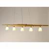 Luminaires Holländer Suspension Holländer INNOVAZIONE Or, 5 lumières