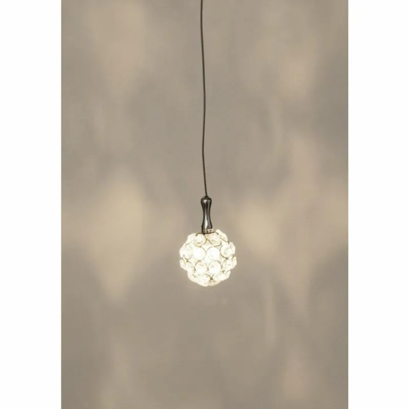 Luminaires Holländer Suspension Holländer KUGEL Argenté, 1 lumière