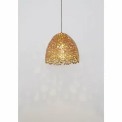 Lampes Dorées-Luminaires Holländer Suspension Holländer LILY GRANDE Or, 1 lumière
