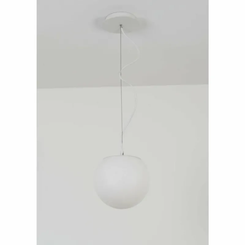 Lampes À Boules-Luminaires Holländer Suspension Holländer MOON Blanc, 1 lumière