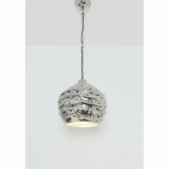 Lampes À Boules-Luminaires Holländer Suspension Holländer POMELO Argenté, 1 lumière