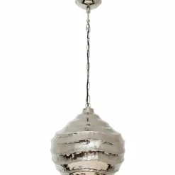 Lampes À Boules-Luminaires Holländer Suspension Holländer POMELO Argenté, 1 lumière