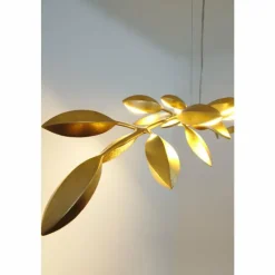 Luminaires Rustiques-Luminaires Holländer Suspension Holländer RISO Or, 11 lumières