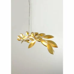 Luminaires Rustiques-Luminaires Holländer Suspension Holländer RISO Or, 11 lumières