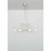 Luminaires Holländer Suspension Holländer ROSASPINA OVAL Argenté, 6 lumières