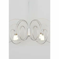 Luminaires Holländer Suspension Holländer ROSASPINA OVAL Argenté, 6 lumières