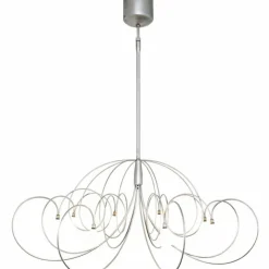 Luminaires Holländer Suspension Holländer ROSASPINTA GROSS Argenté, 8 lumières