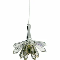 Luminaires Holländer Suspension Holländer SERENATA FIORE Argenté, 1 lumière