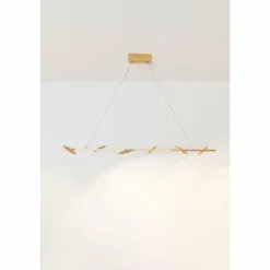 Lampes Dorées-Luminaires Holländer Suspension Holländer SIMULATORE LED Or, 6 lumières