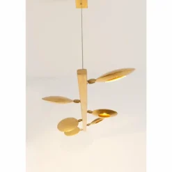 Lampes Dorées-Luminaires Holländer Suspension Holländer SIMULATORE LED Or, 6 lumières