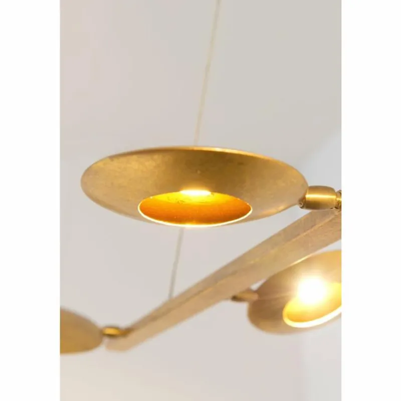 Lampes Dorées-Luminaires Holländer Suspension Holländer SIMULATORE LED Or, 6 lumières