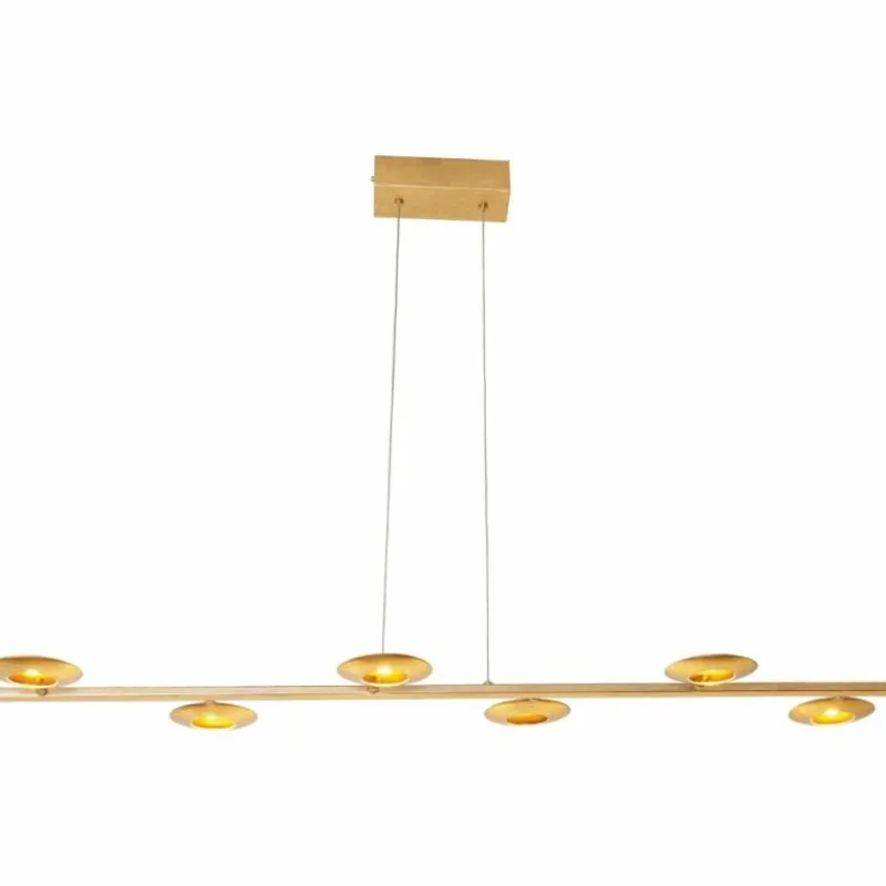 Lampes Dorées-Luminaires Holländer Suspension Holländer SIMULATORE LED Or, 6 lumières