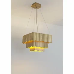 Lampes Dorées-Luminaires Holländer Suspension Holländer SIPARIO Or, 1 lumière