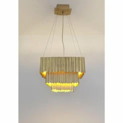 Lampes Dorées-Luminaires Holländer Suspension Holländer SIPARIO Or, 1 lumière