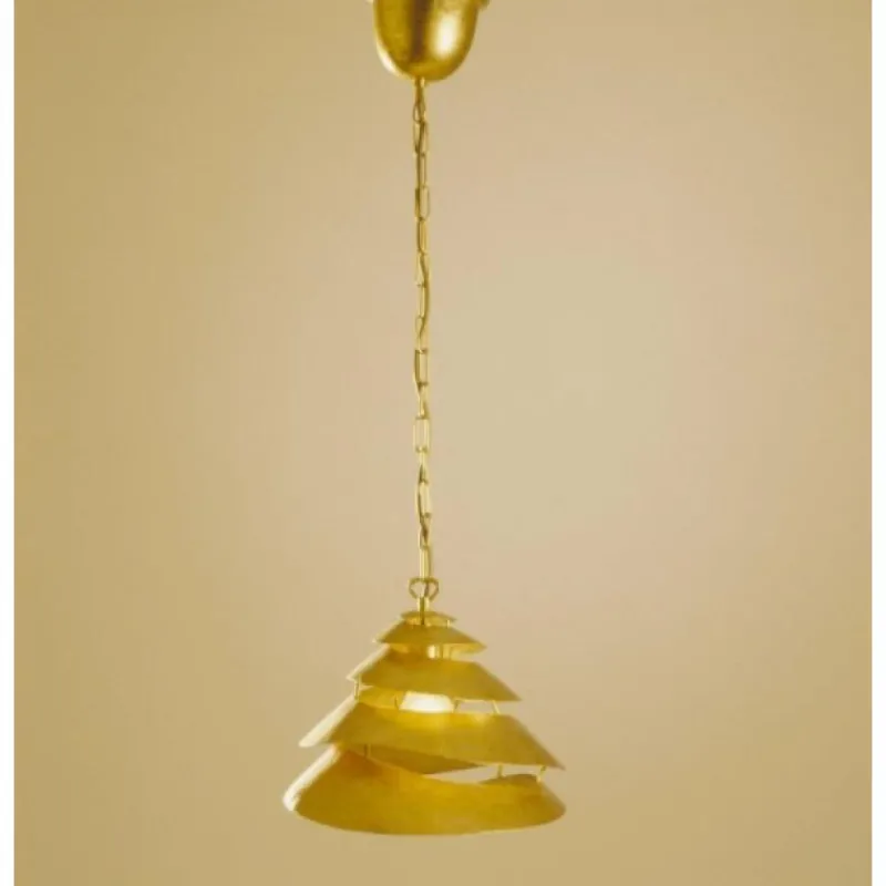 Lampes Dorées-Luminaires Holländer Suspension Holländer SNAIL ONE Or, 1 lumière